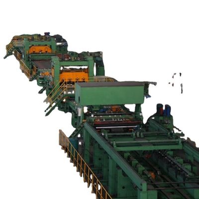 Ligne de découpe automatique de bobine d'acier compétitive avec machine à cisailler de nivellement de décollage