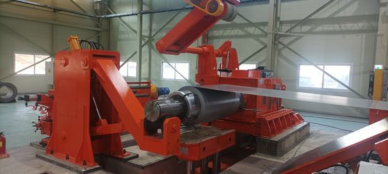 2000 12000 mm largeur de coupe laminage à froid cisailleuse volante pour bobine d'acier longueur fixe