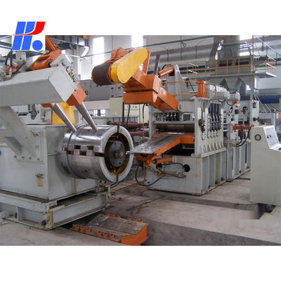 3 épaisseur de matériau 12 mm machine mobile de nivellement de bobines pour couper et palettiser