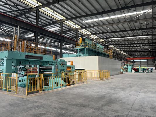 35T poids de bobine ligne de production de découpe croisée de bobine d'acier avec une vitesse de coupe de 20-40m/min