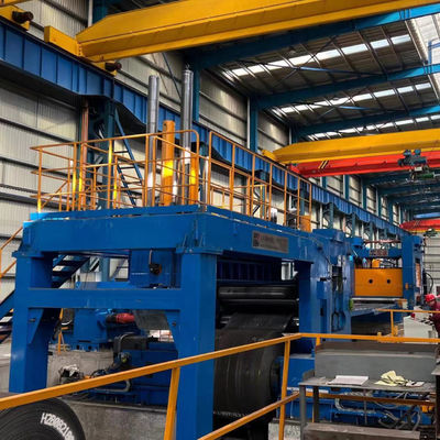 Ligne de nivellement et de découpe transversale pour bobine d'acier laminée à chaud 10-25 mm d'épaisseur de matériau