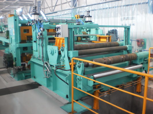 Vidéo d'inspection sortante machine de nivellement et de remontage de bobines d'acier pour tôles métalliques