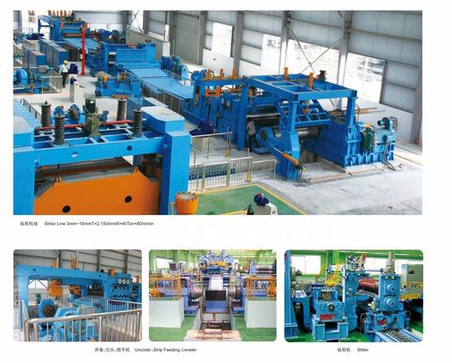 2 12 lignes de découpe Machine de découpe de bobine métallique d'acier à grande vitesse ligne de découpe longitudinale
