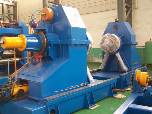 PLC contrôlé en acier bobine découler ligne de rajustement de découpe et de recouvrement pour la sortie