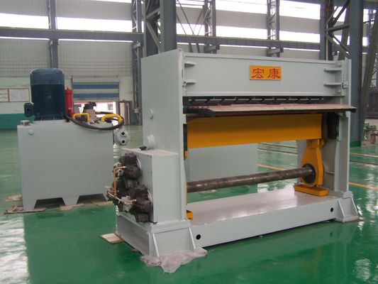 Ligne de découpe de bobine d'acier avec composants de base pompe et décoiling