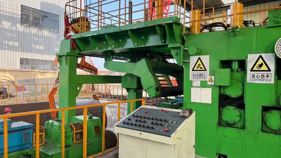 Décoiler de bobine d'acier contrôlé par PLC et couper à la ligne de longueur
