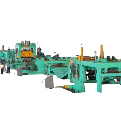 Uncoiler à mandrille à bobine épaisse coupée en longueur avec poids de bobine de 35 T et coupe automatique