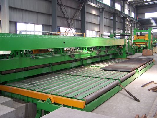 35T ligne de montage à cisaille mobile de levage de bobine d'acier avec composants moteurs
