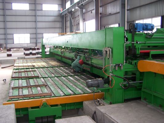 35T ligne de montage à cisaille mobile de levage de bobine d'acier avec composants moteurs