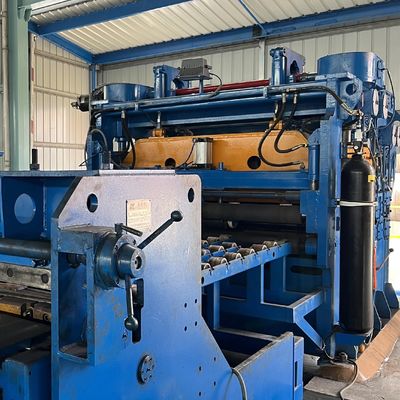 460 mm ligne de production de décollage, de nivellement, de cisaillement et d'empilement avec commande PLC