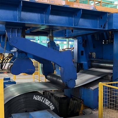 Machine de découpe de bobines métalliques de poids de bobine de 35 T avec des composants de noyau de pompe avancés