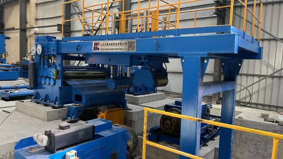 Ligne de découpe de bobine de la machine de forage horizontale pour la machine de nivellement et de redressement