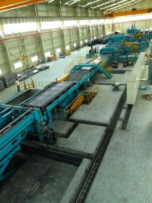 Travaux de construction à grande vitesse en acier inoxydable bobine de décoiling de levage de la ligne de cisaillement