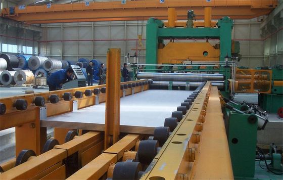 Ligne d'empilage de découpage de bobine d'acier avec composants de base de pompe 380V