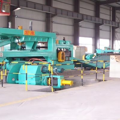 Ligne d'empilage de découpage de bobine d'acier pour la découpe à longueur d'acier à rouleaux chauds