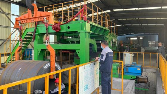 Ligne d'empilage de découpage de bobine d'acier pour la découpe à longueur d'acier à rouleaux chauds