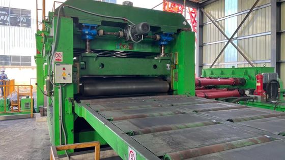 Ligne d'empilage de découpage de bobine d'acier pour la découpe à longueur d'acier à rouleaux chauds