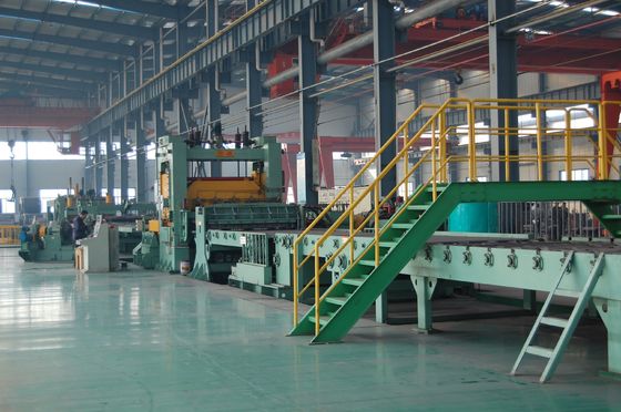 1-6 mm épaisseur de feuille en acier inoxydable à grande vitesse bobine de décoiling ligne de cisaillement de nivellement