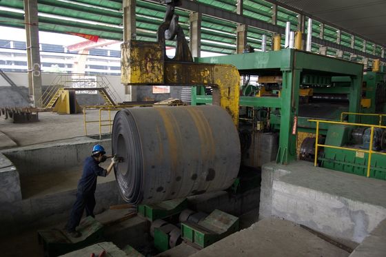 Facilité d'utilisation de la bobine d'acier découler et de couper à la ligne de longueur pour le traitement de l'acier